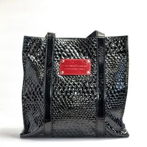 (NWOT) EVELYN CHARLES | Faux Alligator Small Tote